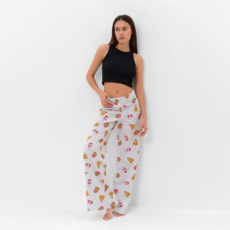 Women's pants straight kAFTAN "pizza" p. 48-50, gray-1