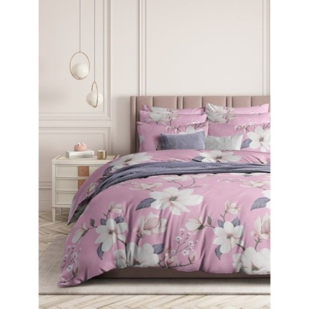 Bed linen duet Magnolia, size 214x240 cm, 143x215 cm - 2 pcs, 70x70 cm - 2 pcs