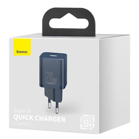Network charger Baseus, Type - C, 3 A, QC, 20W, Blue-8