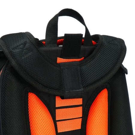 School backpack 38 x 30 x 16 cm, ergonomic back, stavia "spider", black-8