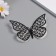 Stick Paper, Plastic "Flower butterflies" Squles set 12 pcs 12 cm, 10 cm 8 cm 1052426