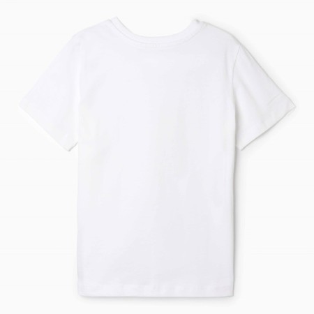 T -shirt for a boy, white color, height 104 cm-6