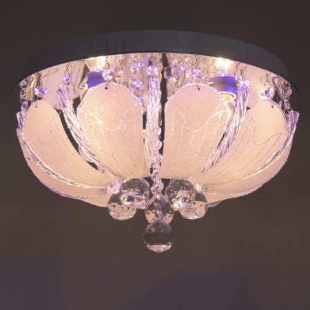 Luer with DNA "Azalia" 4x40W E27+RGB chrome 40x40x24 cm Bayerlux-2