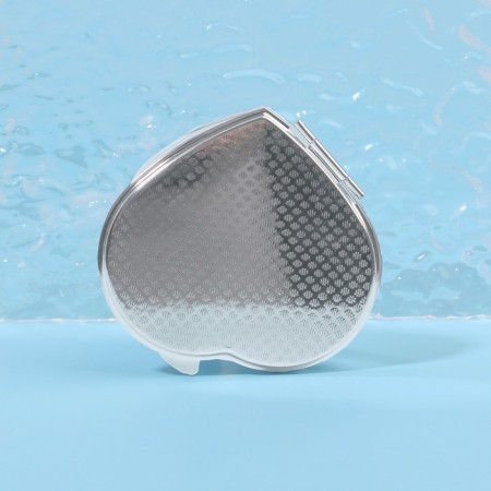 Folding mirror, 7 × 6 cm, silver color-4