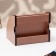 Organizer 5 sections, 1 sliding box, a series of ash shimo dark with Kant Dark, 16*20.5