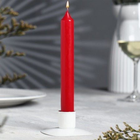 Candle -aromatic candle "velvet rose", 17x2 cm, 40 g