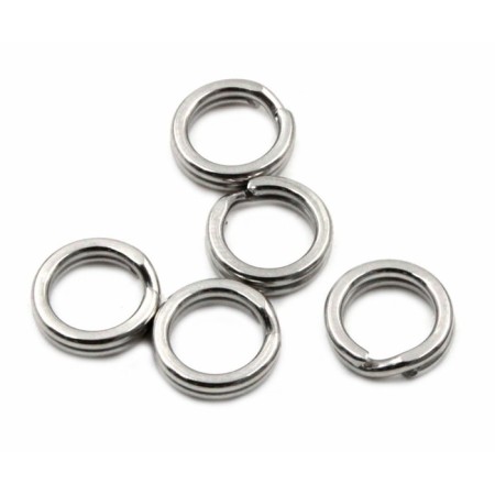 The clock ring Namazu Ring-a, Cr, size 10, D = 4.3 MM, Test-3.5 kg, packaging 10 pcs.