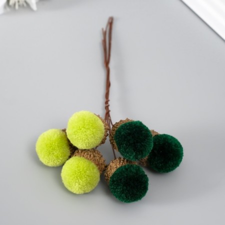 Flowers for decorating "Clat" green 1 bouquet = 6 branches d = 2 cm 11 cm-2