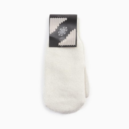 Women's mittens, white color, size 20-22-3