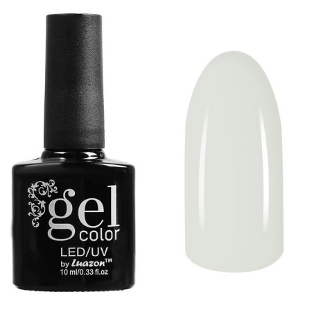 Nail gel polish three-phase LED/UV, 10ml, color B1-001 White