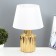 Faivi table lamp E14 40W gold 27x27x43 cm Risalux