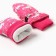 Winter children's mittens minku, raspberry color, 15cm