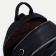 Women's backpack made of artificial leather with lightning, 4 pockets, bag, black color