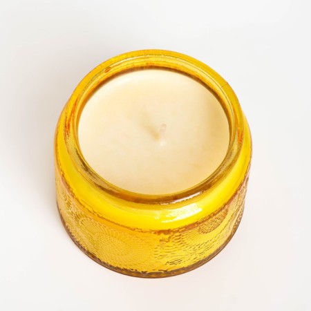 Aromatic candle in the bank "Borneo amber", 5x7 cm, amber-6