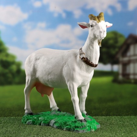 Garden figure "Small goat" 44x41x18 cm-3