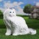 Garden figure "Cat Vaska" 24x42x34cm