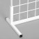 Country-wire grid is one-sided 60x19x60cm, white color (powder coating)