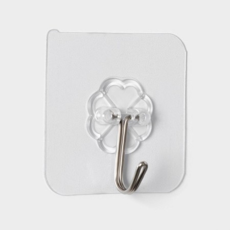 Hooks of self -adhesive dealership "Classic", 3 pcs, transparent-2