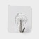 Hooks of self -adhesive dealership "Classic", 3 pcs, transparent
