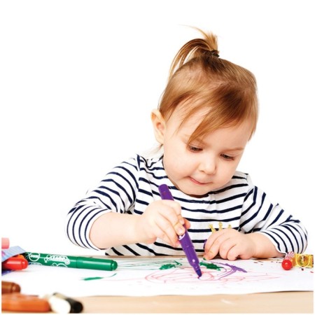 Flomasters 12 colors, Jovi, thickened, washed off, euro suspension, for kids-7