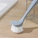 Brush for dishes with a straight handle of etna, color gray color