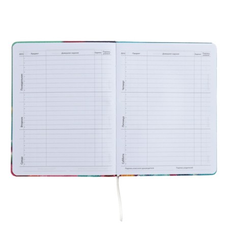 Universal diary for grade 1-11 Candy Cat, hard cover, artificial leather, foam rubber, lies, 80 g/m2-7