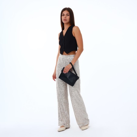 Bag-clate on the magnet, strap on the wrist, black color-8