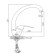 Accoona A4025 kitchen mixer, single -leaf, pour length 200 mm, chrome