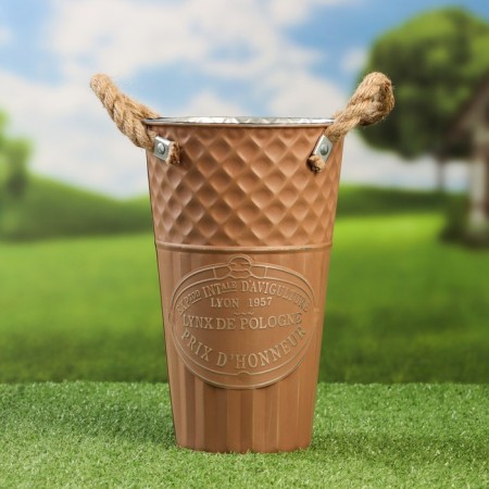 Kashpo "Antika" Chocolate, 15x15x25cm-1