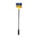 Tundra scraper, fixed blade 100 mm, metal rubberized handle 500 mm
