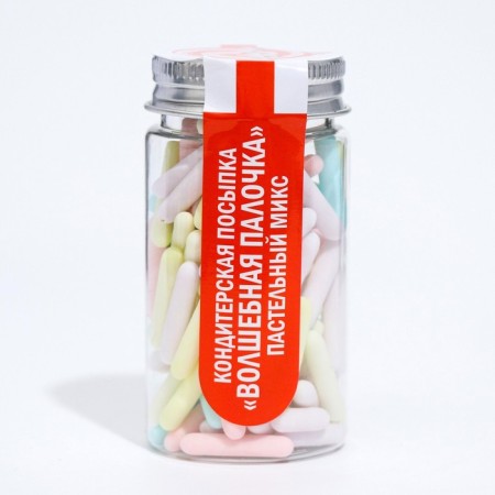 Confectionery Sprinking "Magic wand" pastel mix, 50 g-1