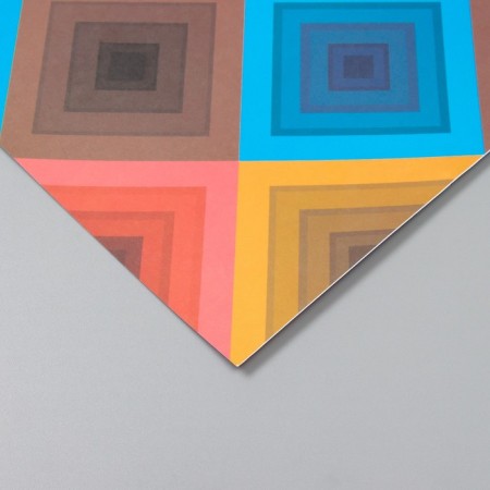 Scrapbooking paper bilateral "bright geometry" density 180 grams set 5 pcs 30.5x32 cm 1071-5