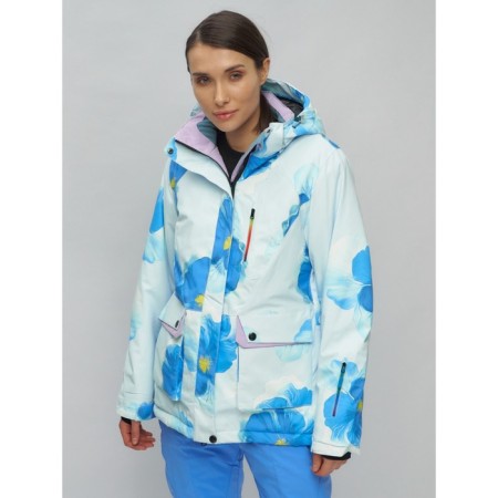 Ski suit female, size 42, blue color-2