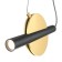 Suspension lamp Maytoni Mod150PL-L5BS3K, 1XLED, 5W, 30x6 cm, 350LM, Brass color