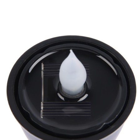Sadovy lamp Uniel Candle on a sunny battery, 6.5 × 43 × 6.5 cm, flame effect-3