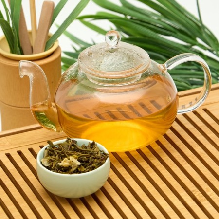 Chinese green jasmine tea "Jasmine snowfall, pray Pao Sue", 100 g, 2023-3