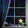 Garland "Curtain" 2 × 1.5 m, IP20, transparent thread, 360 LED, glow of multi, 8 modes, 220 V