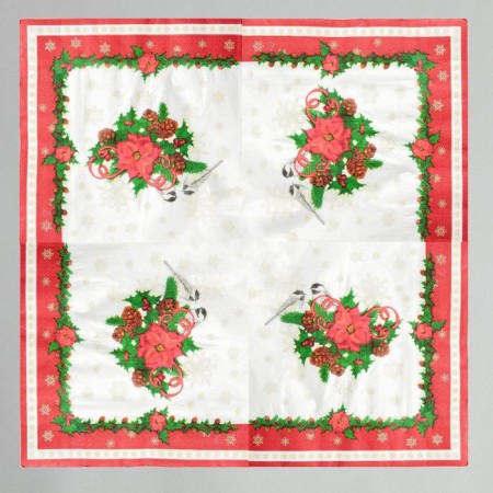 Paper “Birds” napkins, set 20 pcs., 33x33 cm-1