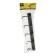 Cappio CVP004 hanger, metal, five -rose, black color