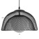 Bayerlux lamp "Brighton" E27 40W black 35x35x30-130cm