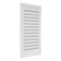 Ventilation grate "Space" RM2030, 200 x 300 mm, with a grid, metal, white