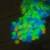 Decorative stones for the aquarium, luminous, 8-11 mm, 200 g, mix