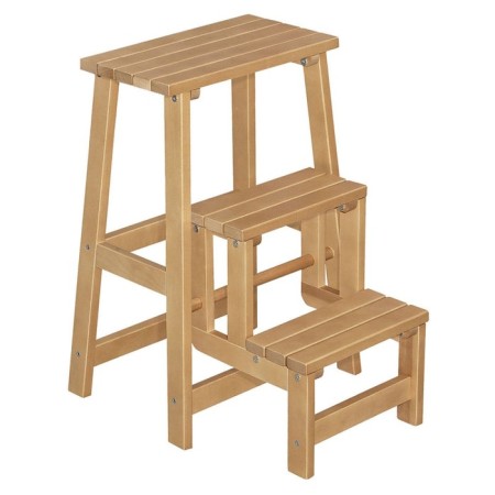 Stool- ladder, 455x310x616, beech-1