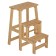 Stool- ladder, 455x310x616, beech