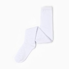 Pantyhose children's openwork, white color, height 80-86 cm