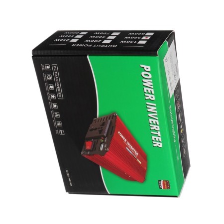 Voltage converter 12/220 V, 300 W, USB output-4