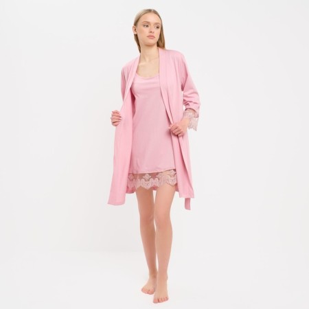Women's kit KAFTAN (robe and shirt), p. 40-42, pink