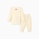Kit (longshit and trousers) children's minku, ivory color, height 62-68 cm