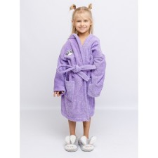Baby robe, height 128 cm, lilac color