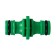 Adapter, fast -fast connection, plastic, Greengo